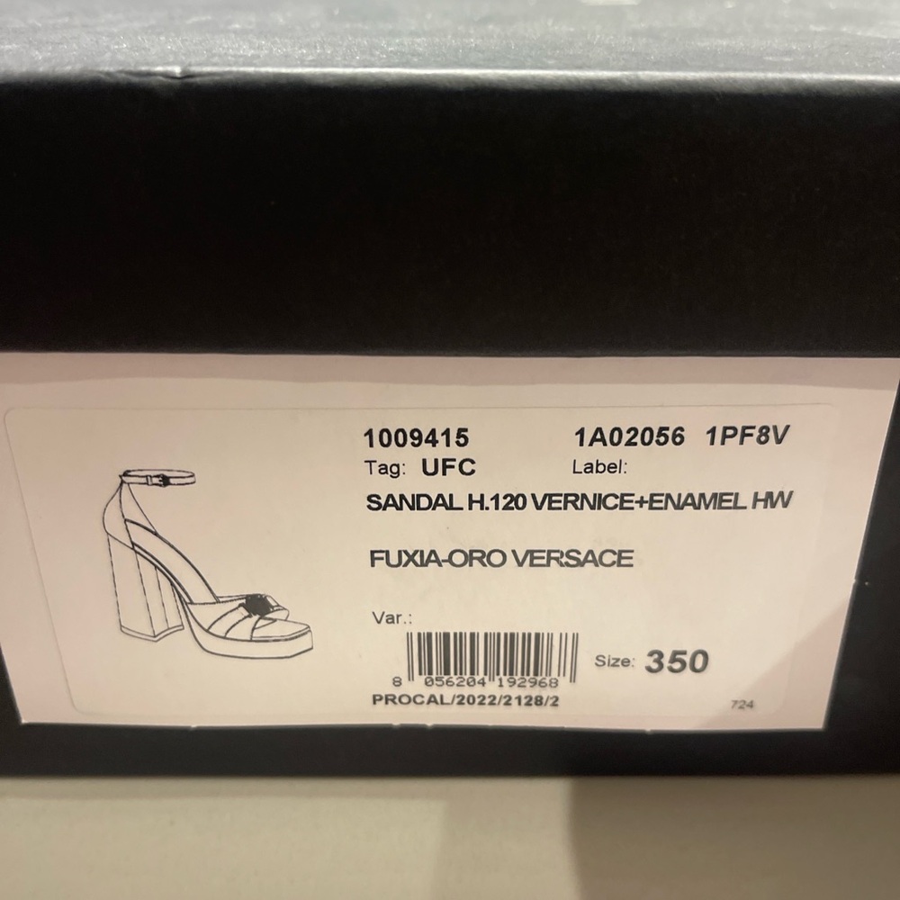 Versace Bold Pink Platform Heels - image 3